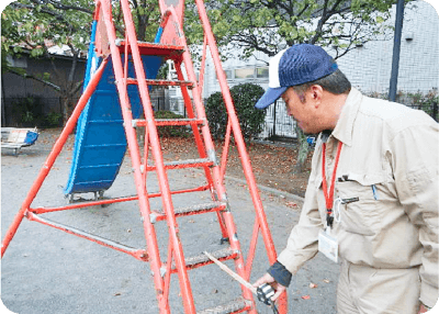 遊具のプロが行う遊具の安全点検